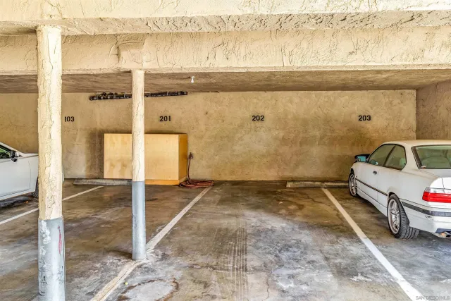 a view of car garage