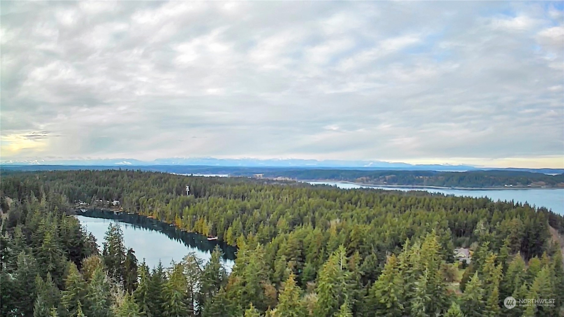 10111 Totem Way Anderson Island, WA 98303 - Photo 26 of 29 a view of a lake from a yard