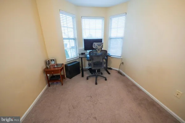 a view of workspace with a window