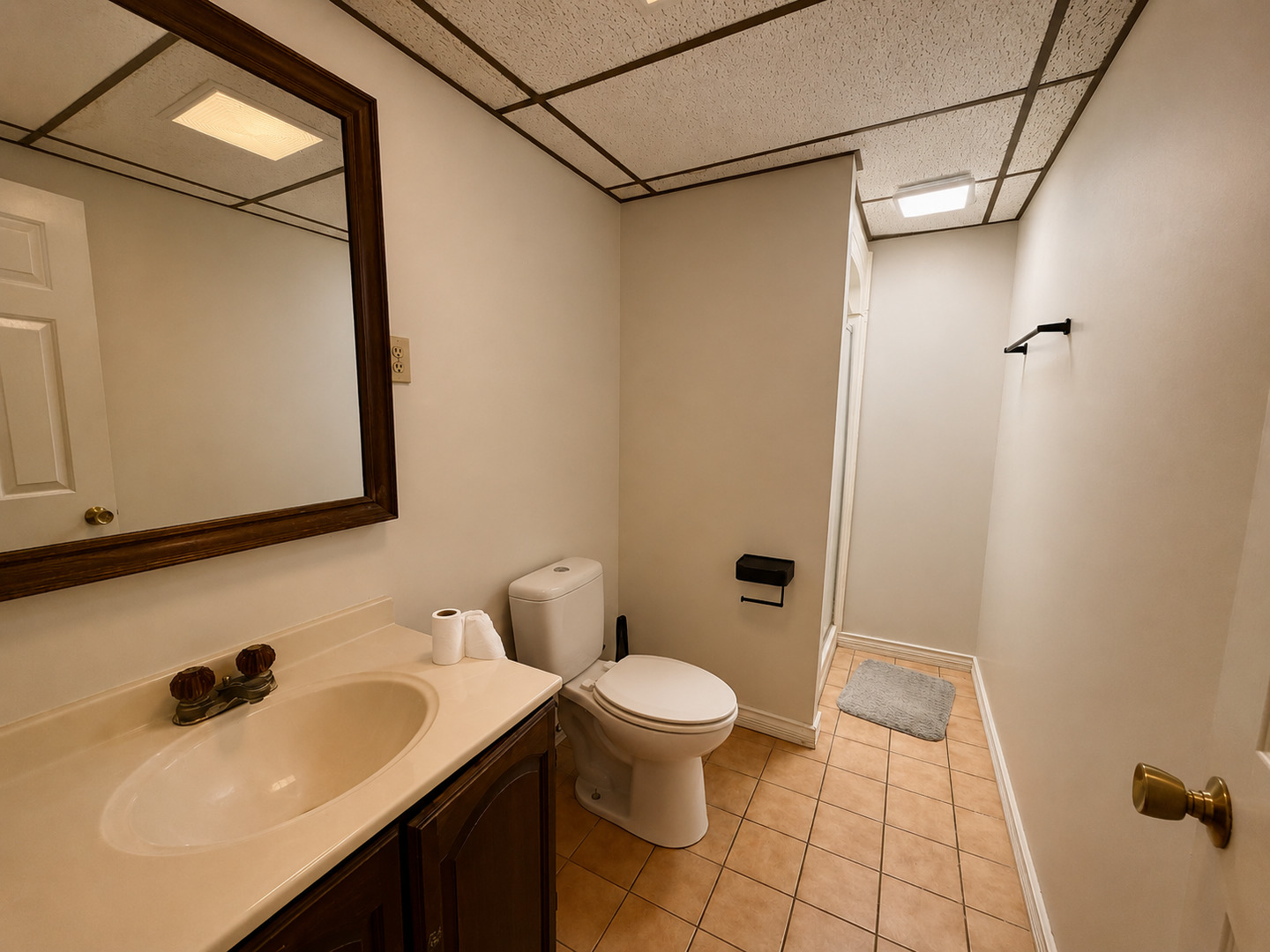 5996 South US 45 Road Metropolis, IL 62960 - Photo 32 of 41 a bathroom with a sink toilet and shower