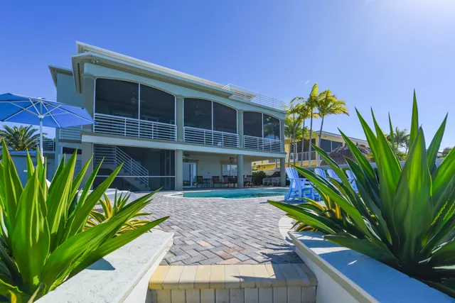 a view of an entryway with a glass door