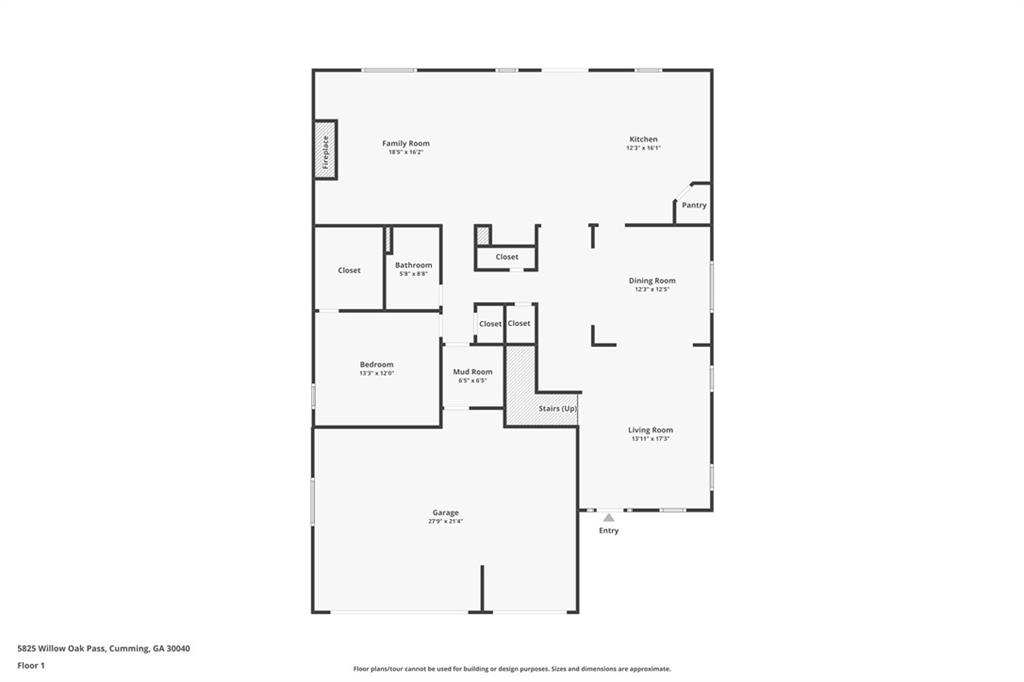 5825 Willow Oak Pass Cumming, GA 30040 - Photo 53 of 55 a picture of a floor plan