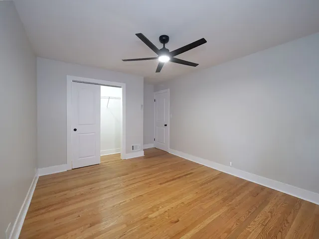 a view of an empty room