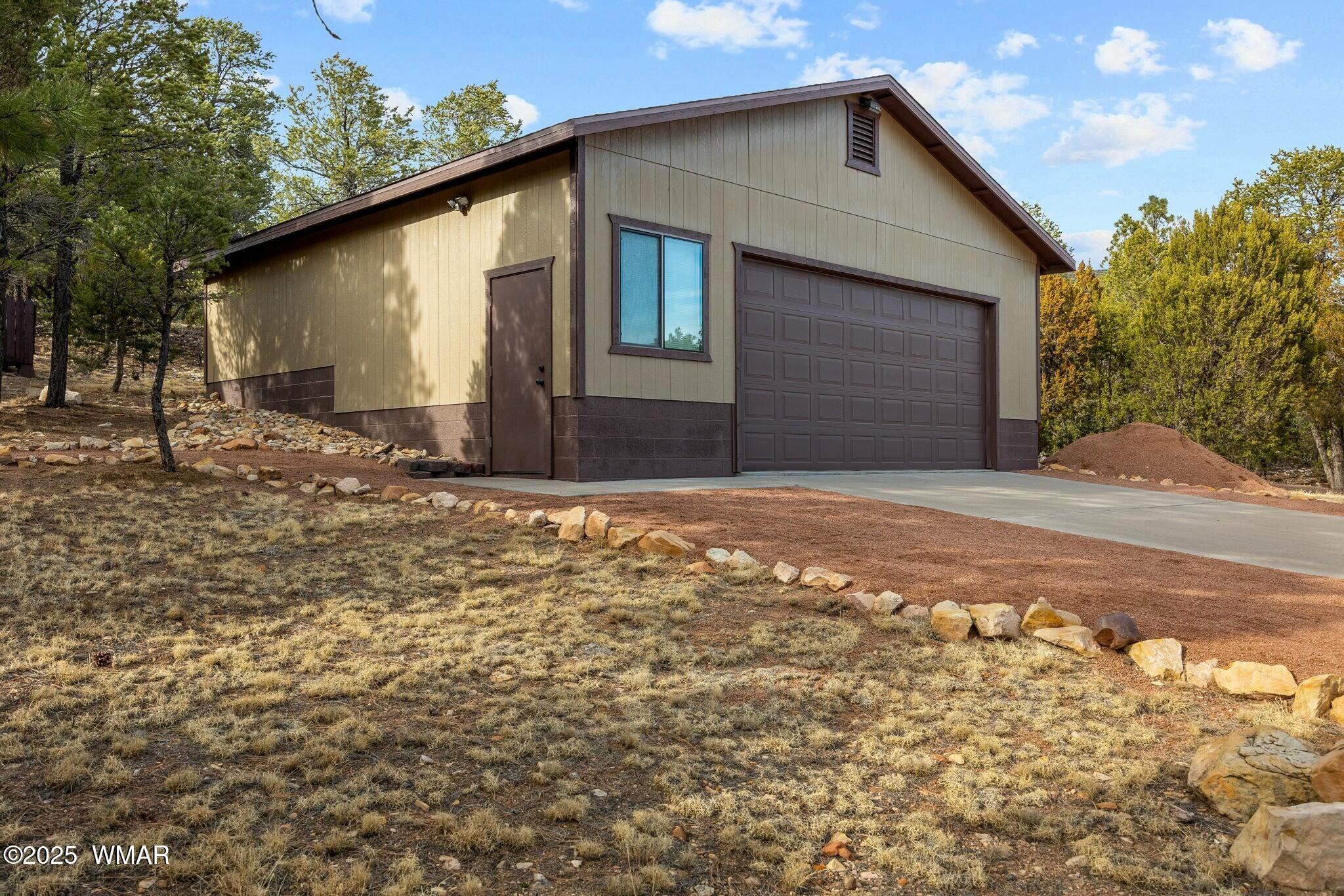2938 Lodgepole Road Overgaard, AZ 85933 - Photo 34 of 43 a house with trees in the background