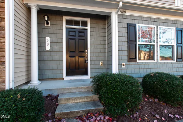 a view of entrance of house and window