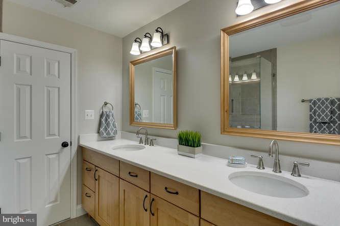 715 Marshall Road Southwest Vienna, VA 22180 - Photo 19 of 29 Bath Hallway Upstairs Double Sink Vanity