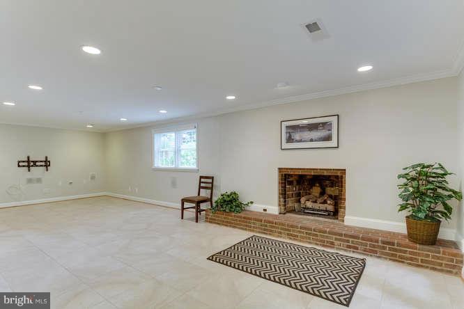 715 Marshall Road Southwest Vienna, VA 22180 - Photo 24 of 29 Basement 2nd Gas Fireplace, TV Mount