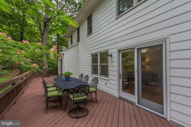 715 Marshall Road Southwest Vienna, VA 22180 - Photo 27 of 29 Deck - Runs full length of back of house!