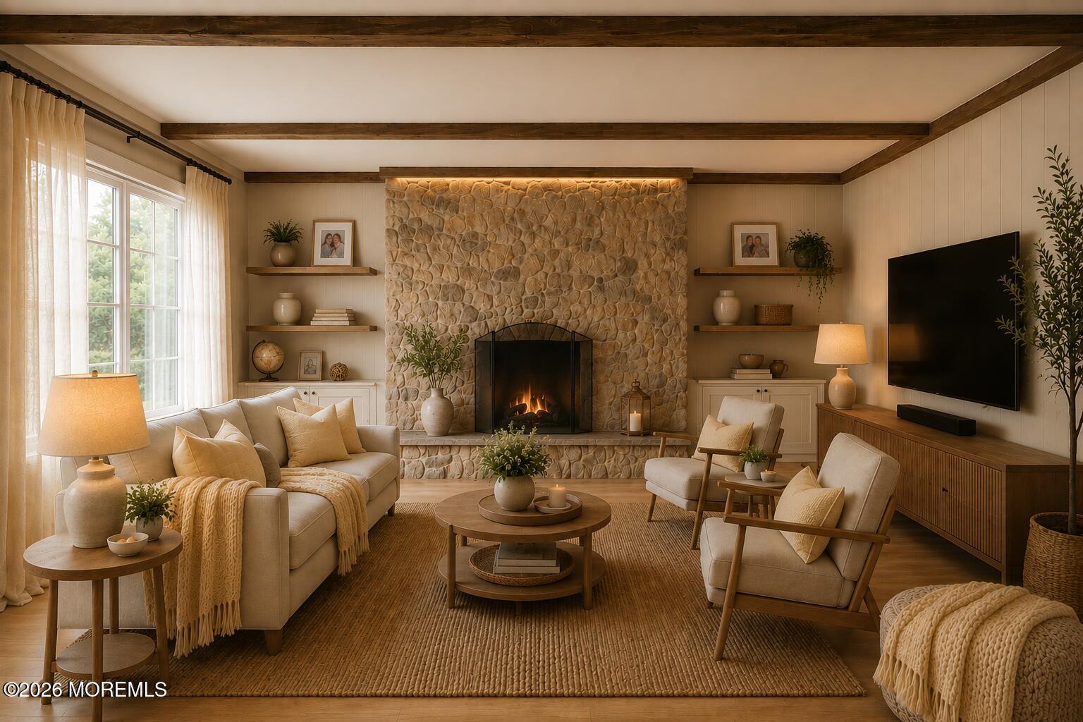 4 Middlesex Road Matawan, NJ 07747 - Photo 19 of 42 VIRTUALLY STAGED FAMILY ROOM