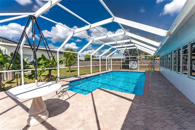 a view of a backyard of a house