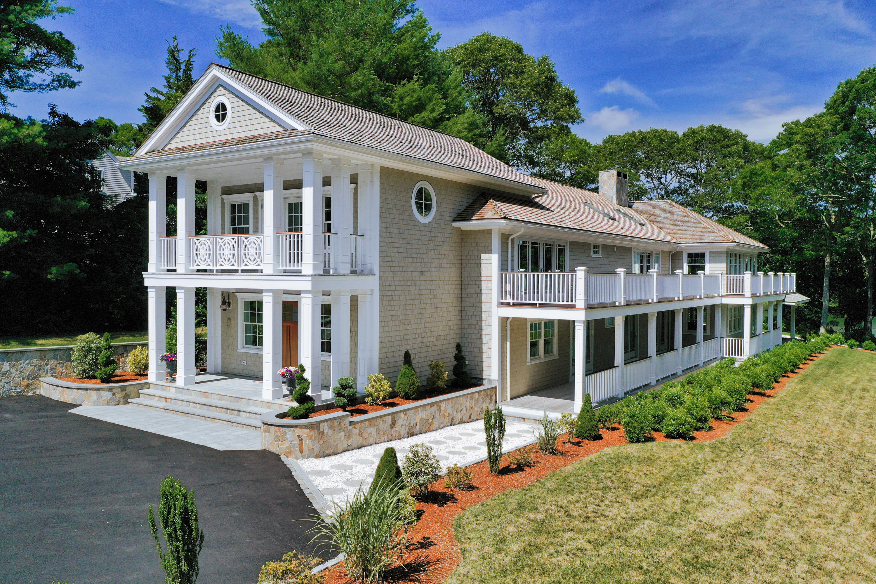 94 Starboard Lane Osterville, MA 02655 - Photo 38 of 47 front view of a house with a yard