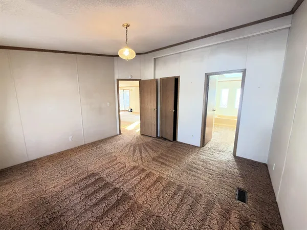 a view of a livingroom with a chandelier