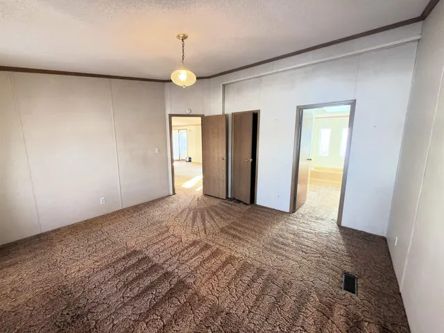 a view of a livingroom with a chandelier