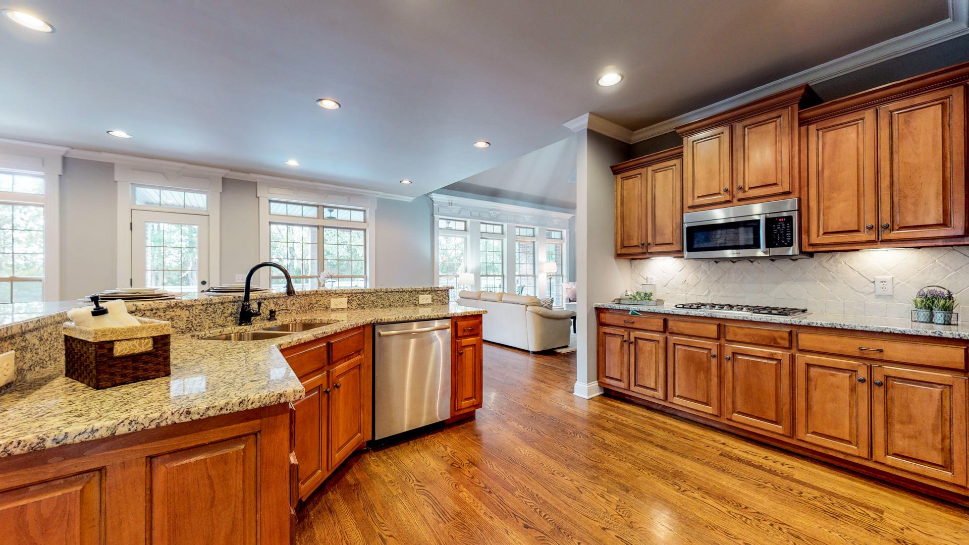 5337 Sherrington Road Murfreesboro, TN 37128 - Photo 9 of 30 Gas cooktop plus island with seating.