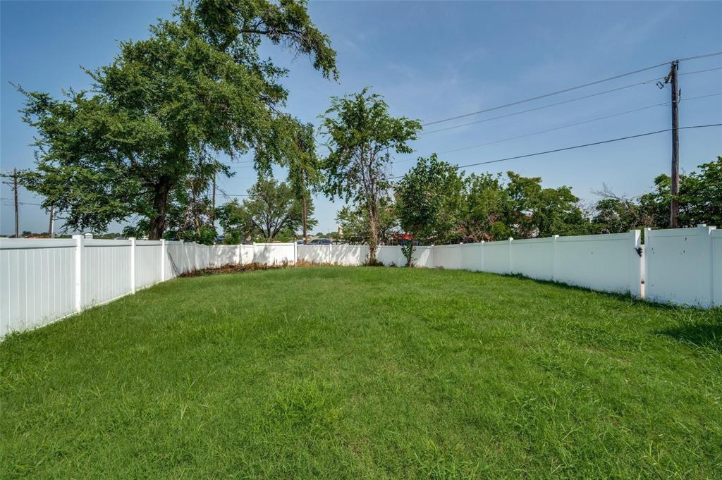 9801 Cedarcrest Drive Providence Village, TX 76227 - Photo 4 of 23 a view of yard with grass and plants