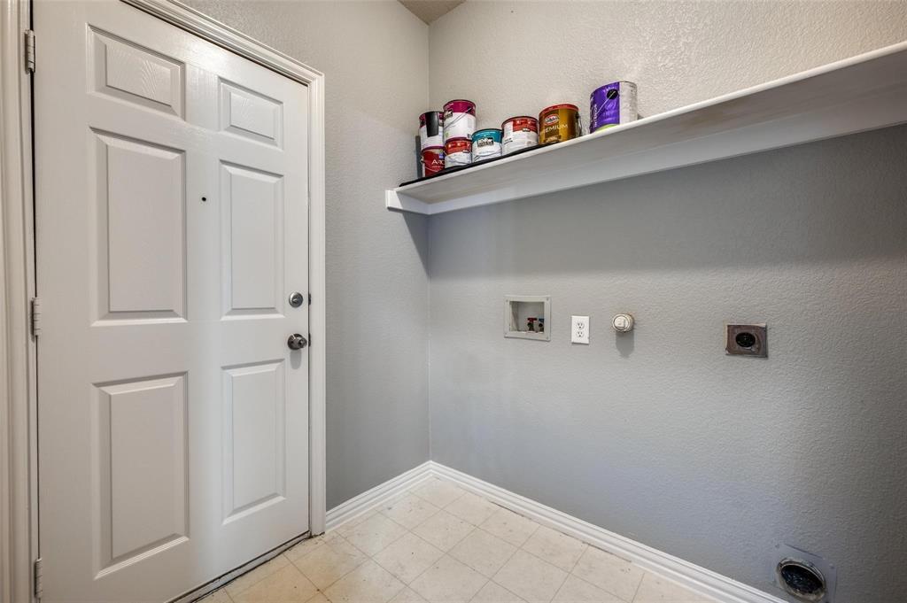 9801 Cedarcrest Drive Providence Village, TX 76227 - Photo 6 of 23 a view of utility room