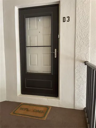 a view of front door