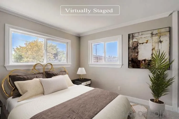 220 Shetland Way Fallbrook, CA 92028 - Photo 3 of 24 a bedroom with a large bed and a window