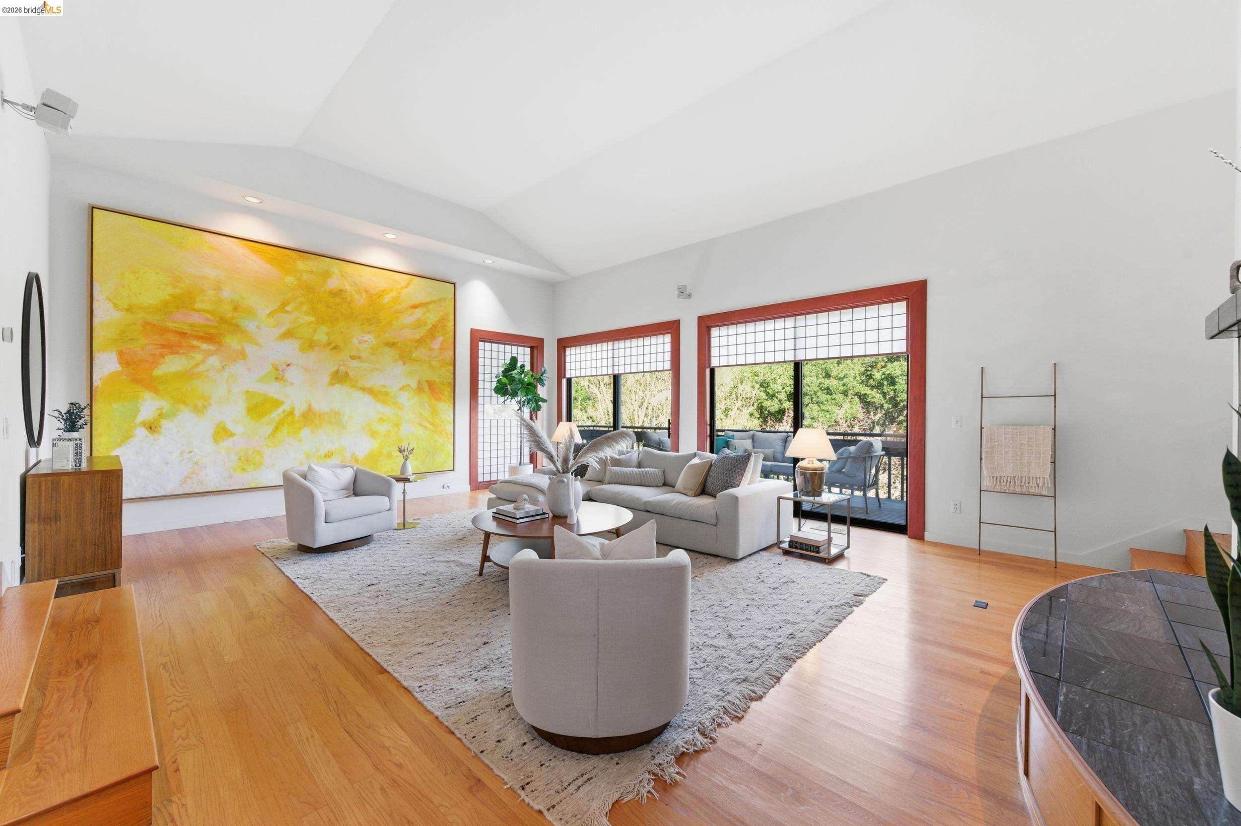 271 Monte Vista Ridge Road Orinda, CA 94563 - Photo 13 of 59 a living room with furniture and a large window