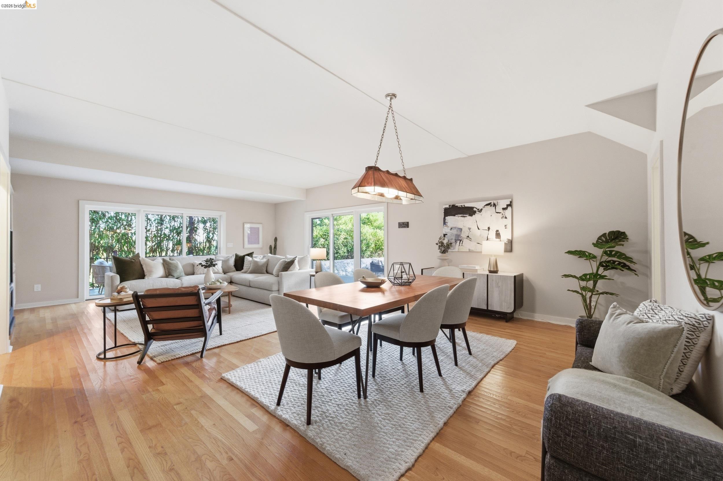 271 Monte Vista Ridge Road Orinda, CA 94563 - Photo 18 of 59 a view of a dining room with furniture window and outside view