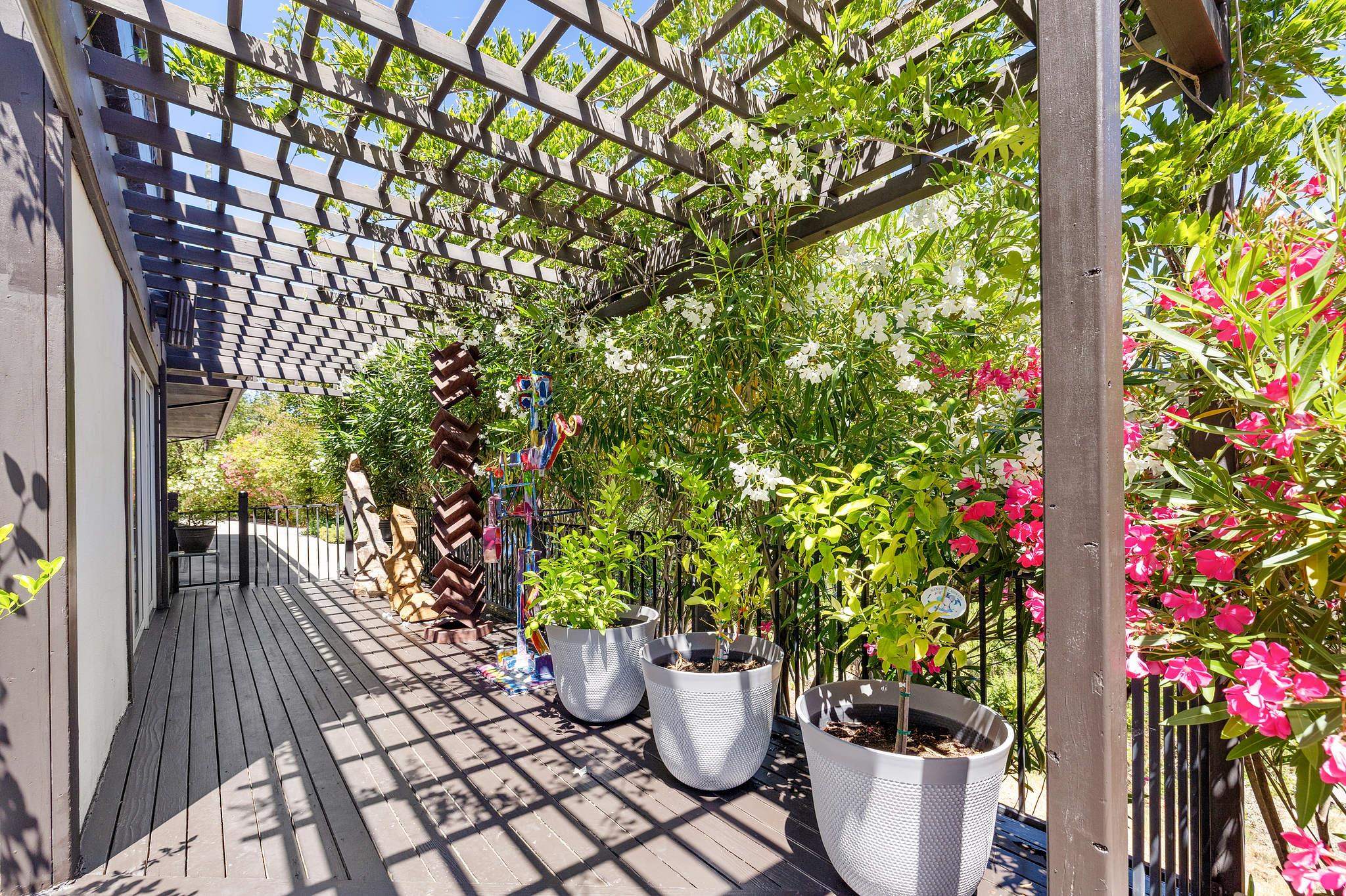 271 Monte Vista Ridge Road Orinda, CA 94563 - Photo 27 of 59 Wooden deck featuring a pergola