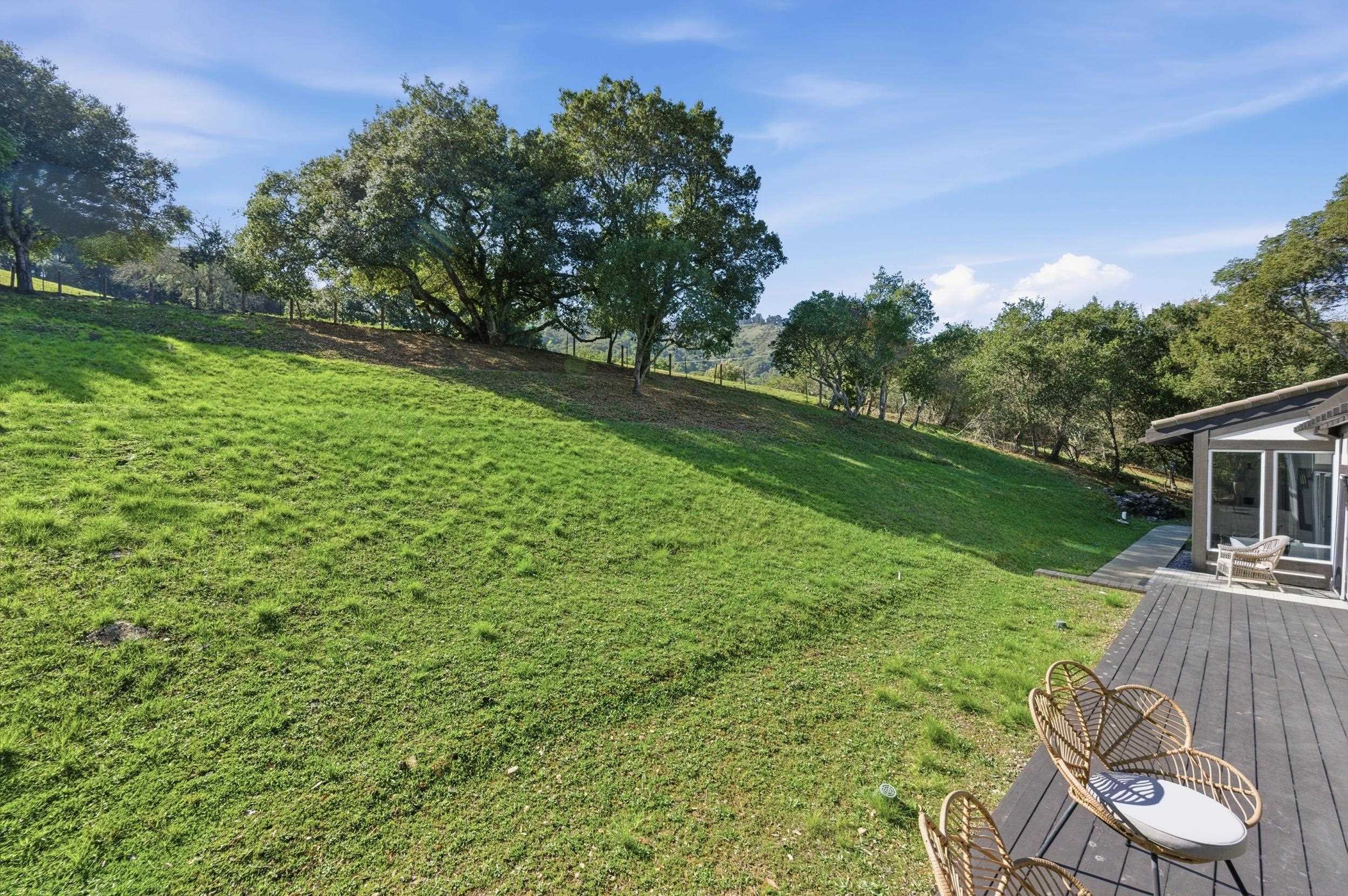271 Monte Vista Ridge Road Orinda, CA 94563 - Photo 52 of 59 View of grassy yard featuring a sunroom