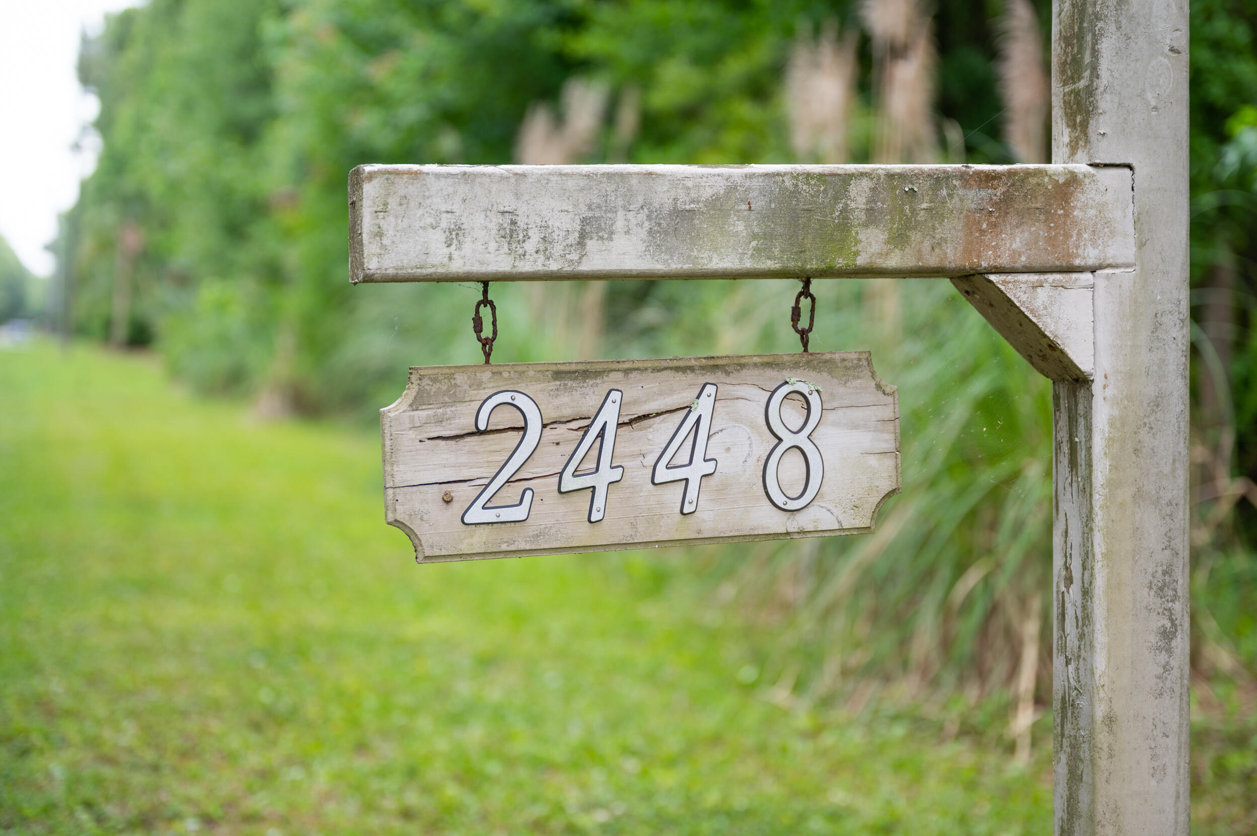 2448 Cape Road Johns Island, SC 29455 - Photo 2 of 87 Sign 2448 woodpost