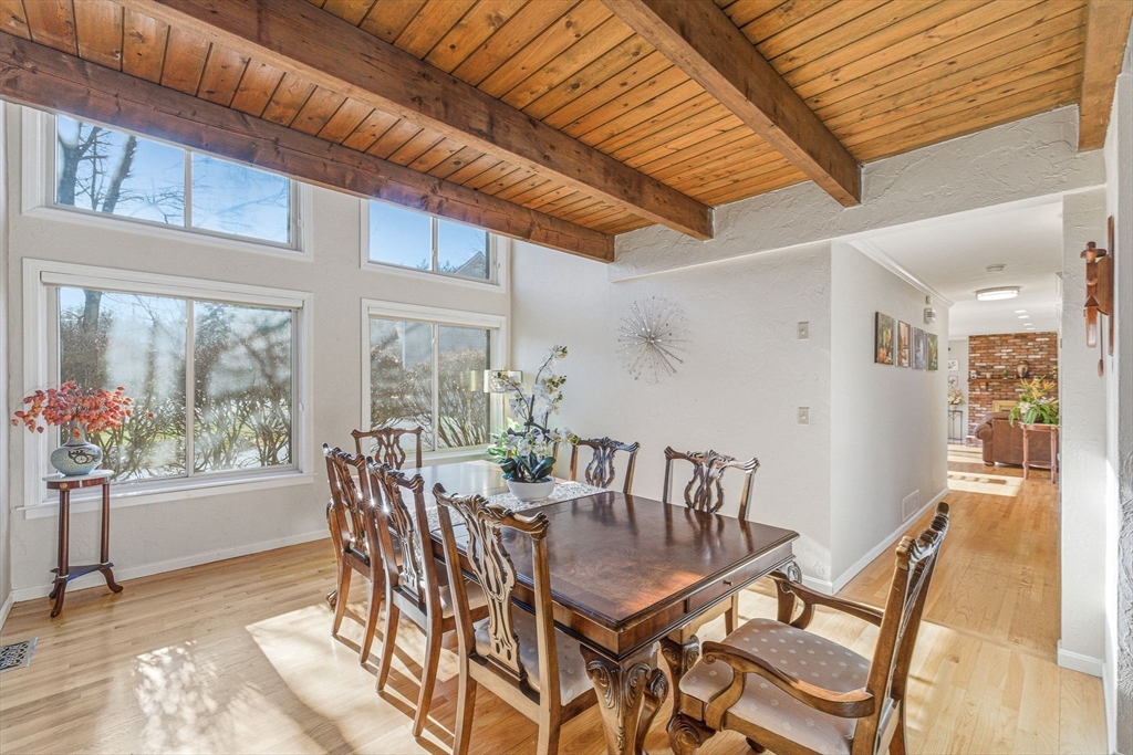 3 Heather Hill Road Acton, MA 01720 - Photo 11 of 33 a view of a dining room with furniture window and outside view