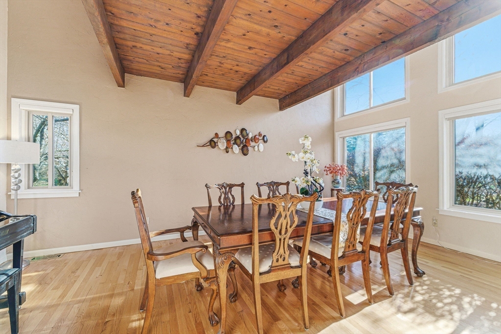 3 Heather Hill Road Acton, MA 01720 - Photo 12 of 33 a view of a dining room with furniture window and outside view