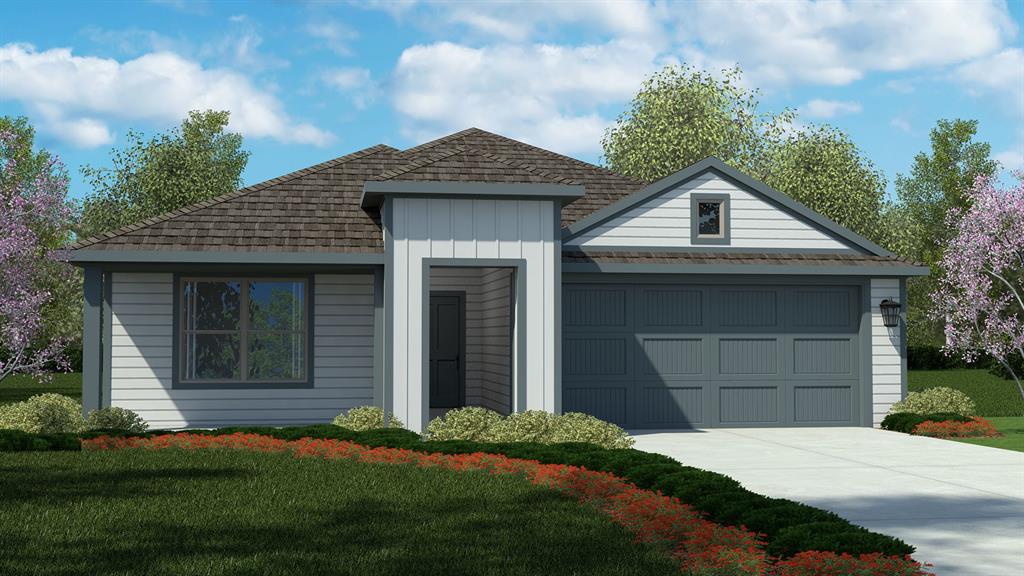 168 Tributary Lane Bridgeport, TX 76426 - Photo 34 of 37 Front Elevation - D.R. Horton's Elgin floor plan elevation Y- All Home and community information, including pricing, included features, terms, availability and amenities, are subject to change at any time without notice or obligation. All Drawings, pictures, photographs, video, square footages, floor plans, elevations, features, colors and sizes are approximate for illustration purposes only and will vary from the homes as built.