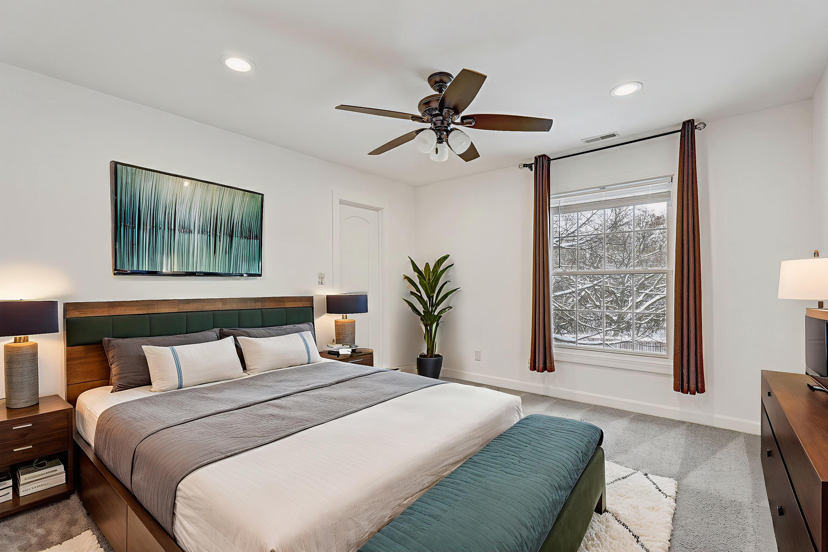 3901 Weathervane Lane Crystal Lake, IL 60012 - Photo 23 of 36 a bedroom with a large bed and a window