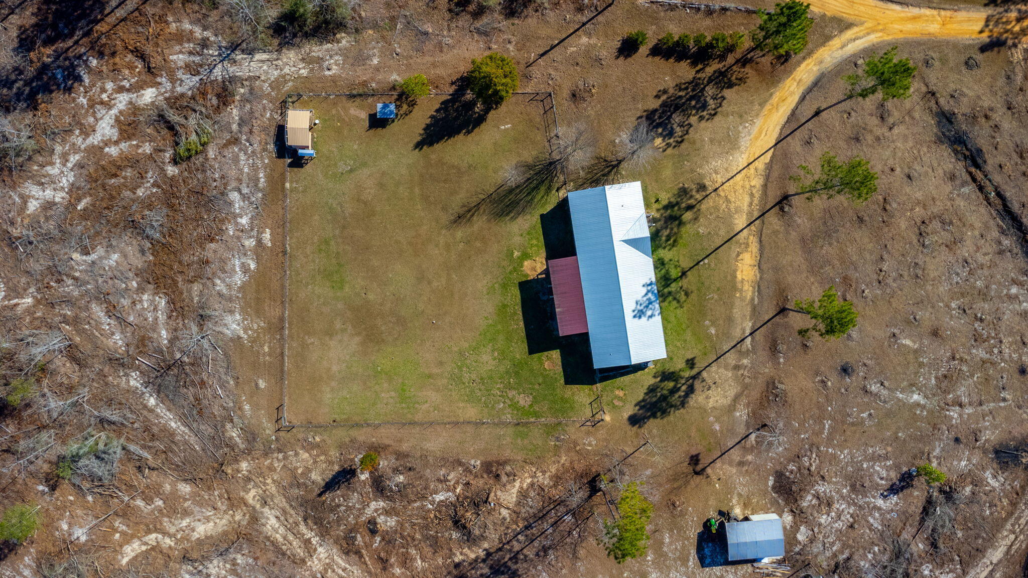 1078 Wallace Road DeFuniak Springs, FL 32433 - Photo 44 of 46 a bird view of a house