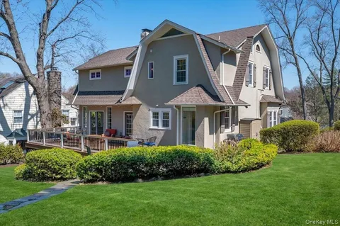 a view of a house with a deck