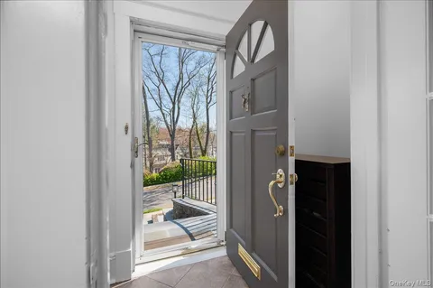 a view of front door