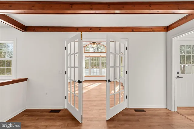 a view of an entryway door