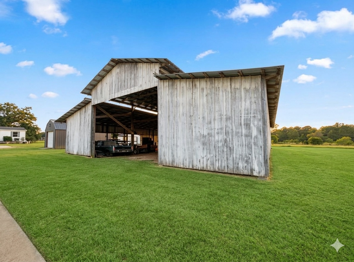 19925 Blake Manor Road Manor, TX 78653 - Photo 14 of 14 View of pole building featuring a lawn