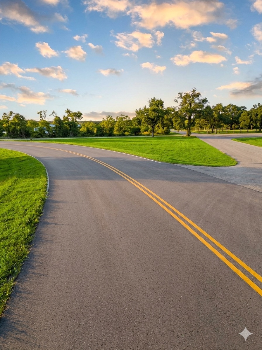 19925 Blake Manor Road Manor, TX 78653 - Photo 4 of 14 View of asphalt street featuring view of wooded area