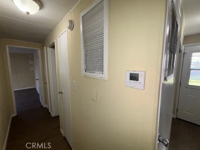 a view of hallway with stairs