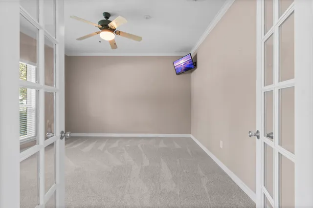 a view of an empty room