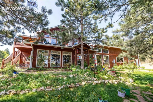 front view of a house with a tree