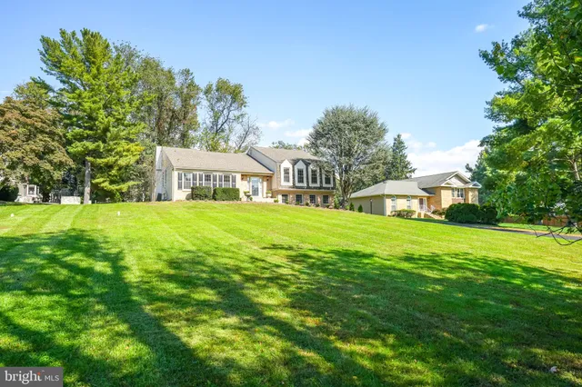 a view of lake with green space