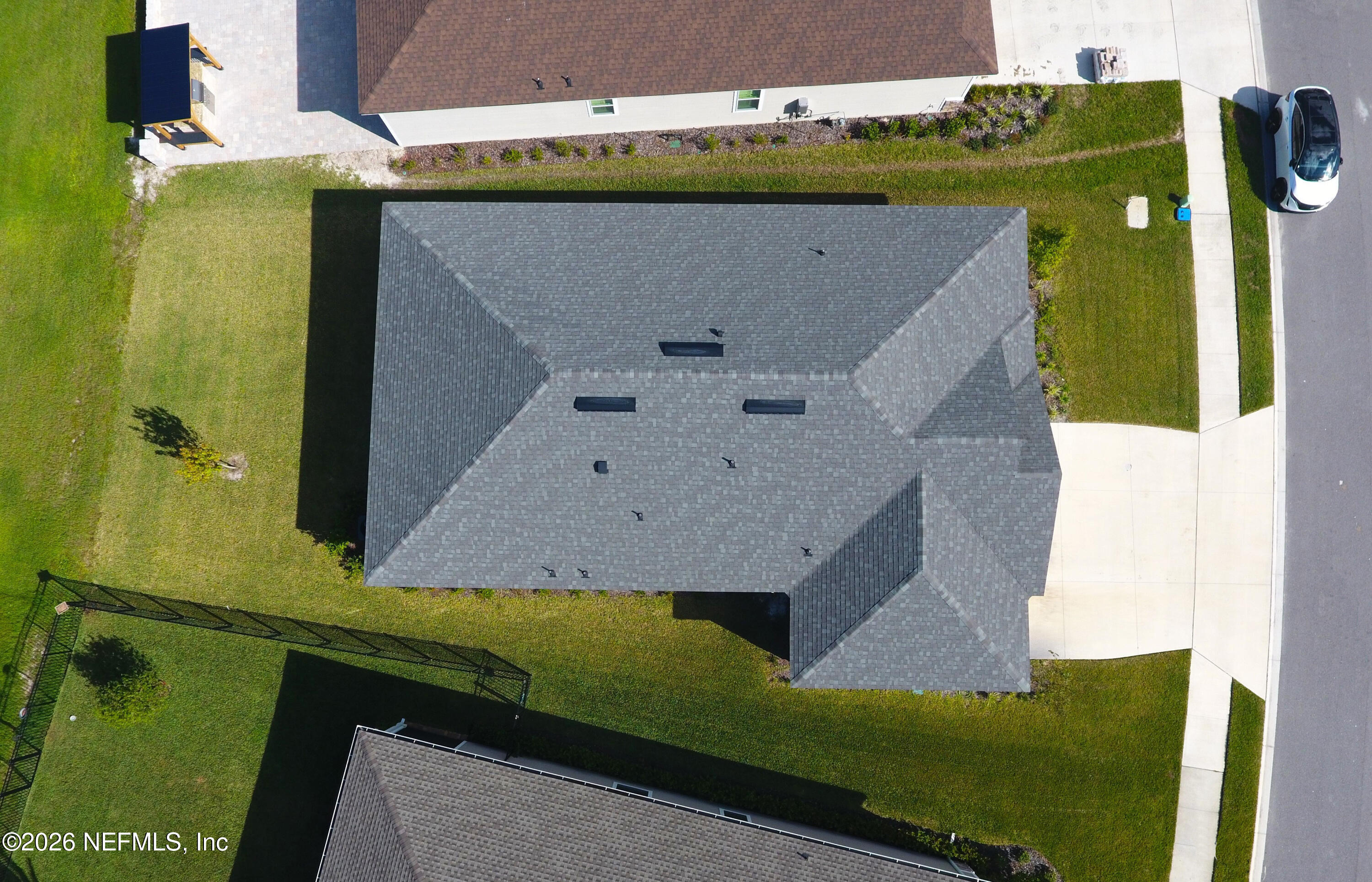 122 Field Flower Way St. Augustine, FL 32092 - Photo 49 of 55 an aerial view of a house with a yard