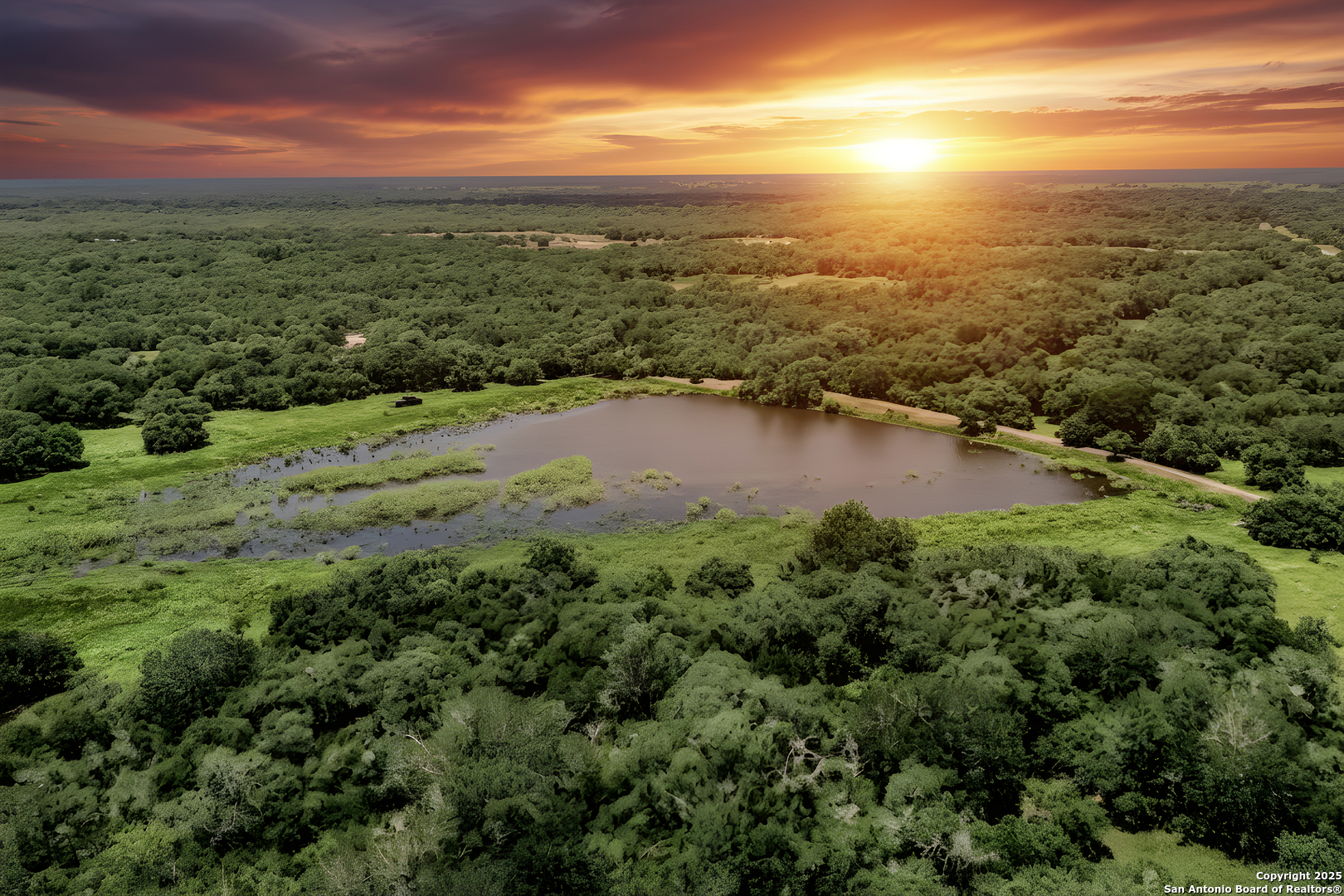 a view of lake and mountain