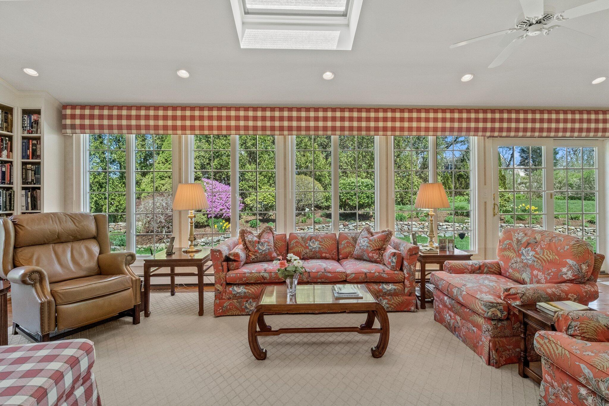137 Strong Island Road Chatham, MA 02633 - Photo 14 of 37 a living room with furniture and a large window