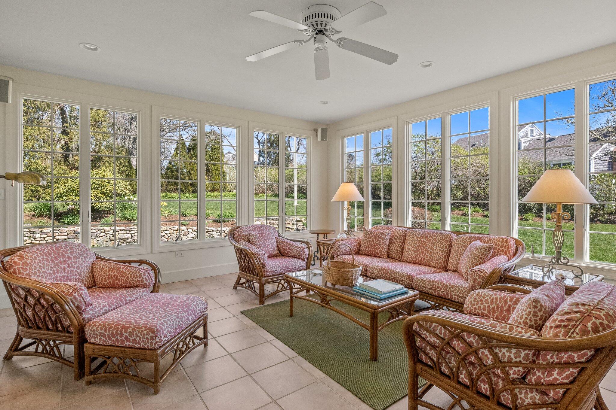 137 Strong Island Road Chatham, MA 02633 - Photo 15 of 37 a living room with furniture and a large window
