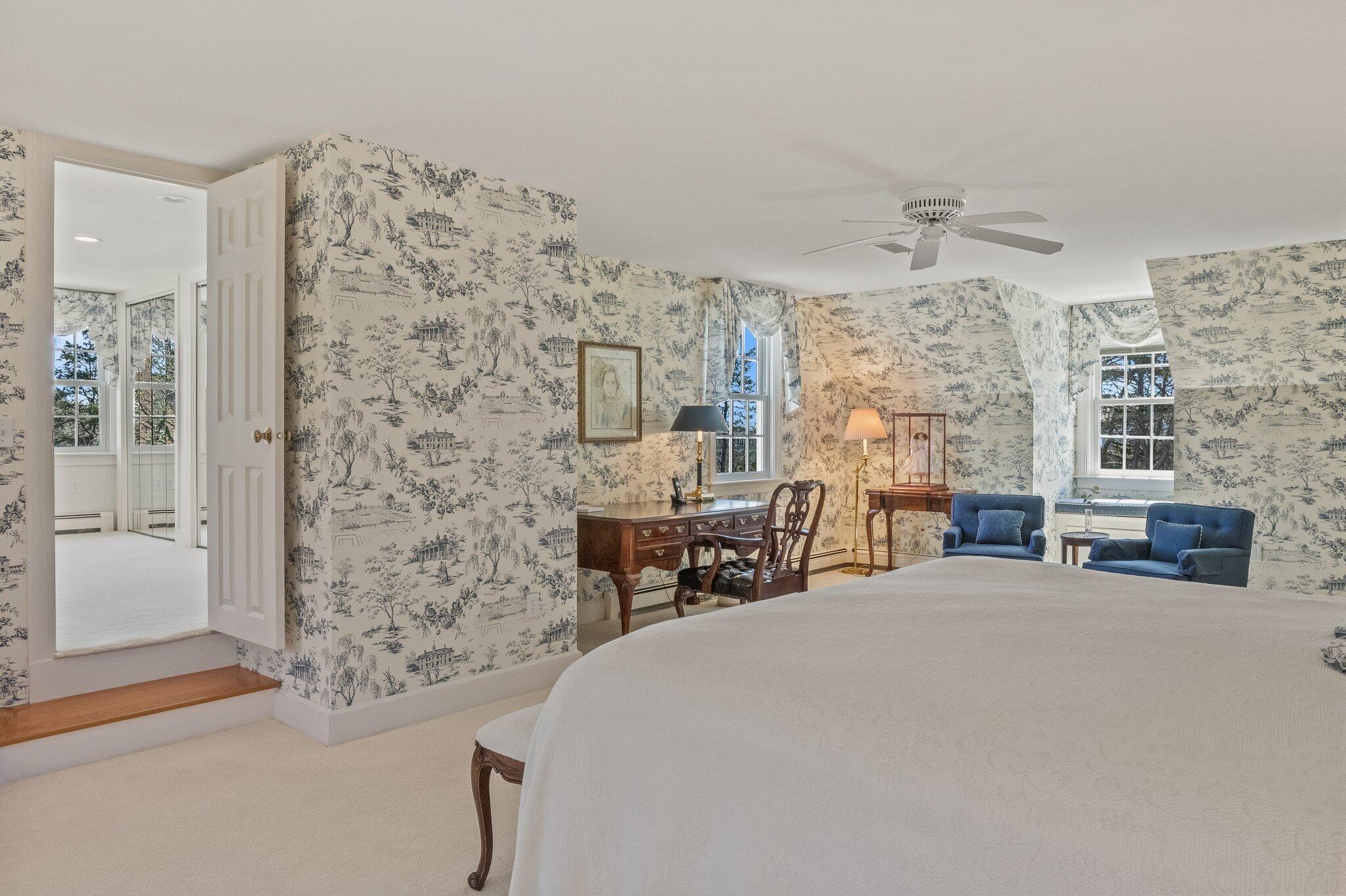 137 Strong Island Road Chatham, MA 02633 - Photo 20 of 37 a bed room with a bed and a chair