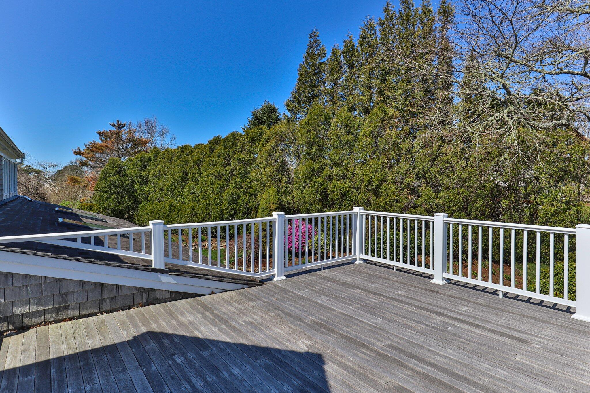 137 Strong Island Road Chatham, MA 02633 - Photo 21 of 37 a view of balcony with wooden floor and fence