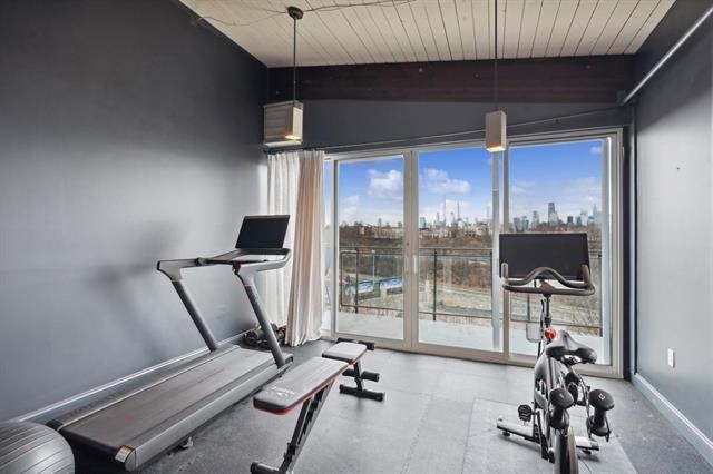76 Hackensack Plank Road Weehawken, NJ 07086 - Photo 34 of 44 a view of a room with gym equipment