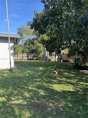 a view of a green field