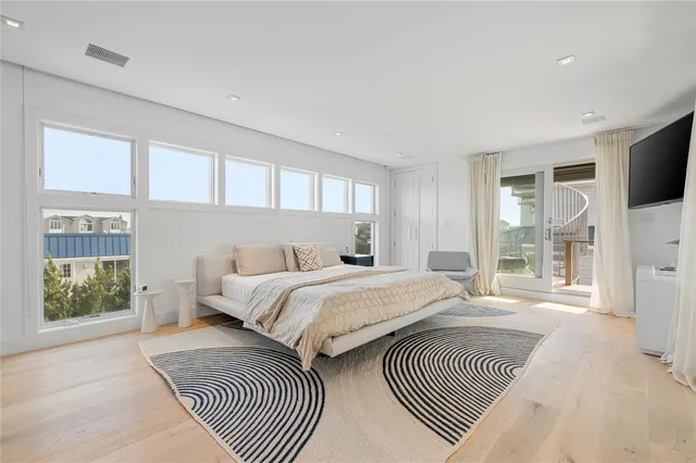 a view of a building with a window